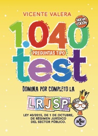 1040 preguntas tipo test LRJSP