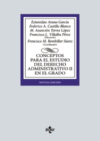 Conceptos para el estudio del Derecho administrativo II en el grado